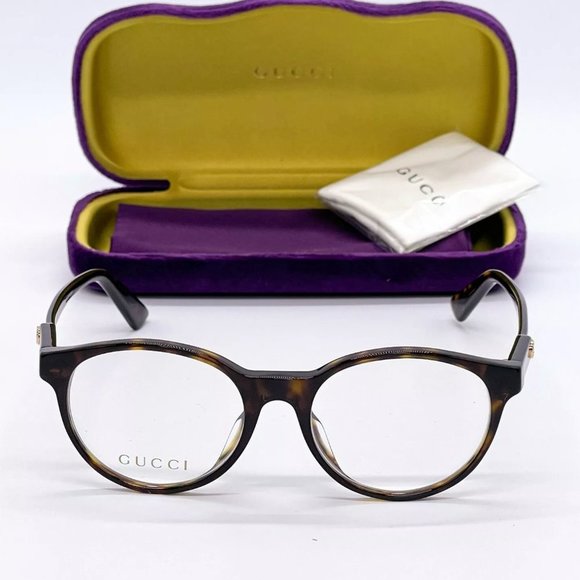 Sale! New Gucci 49mm Women's Havana Eyeglasses! - Picture 3 of 8
